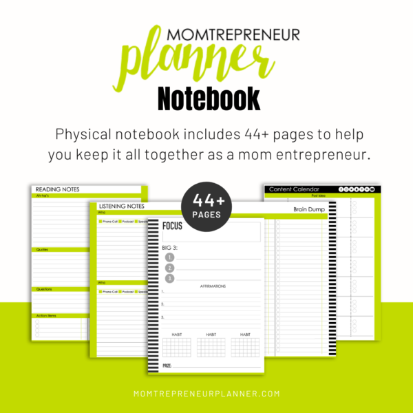 Momtrepreneur Planner Notebook ONLY
